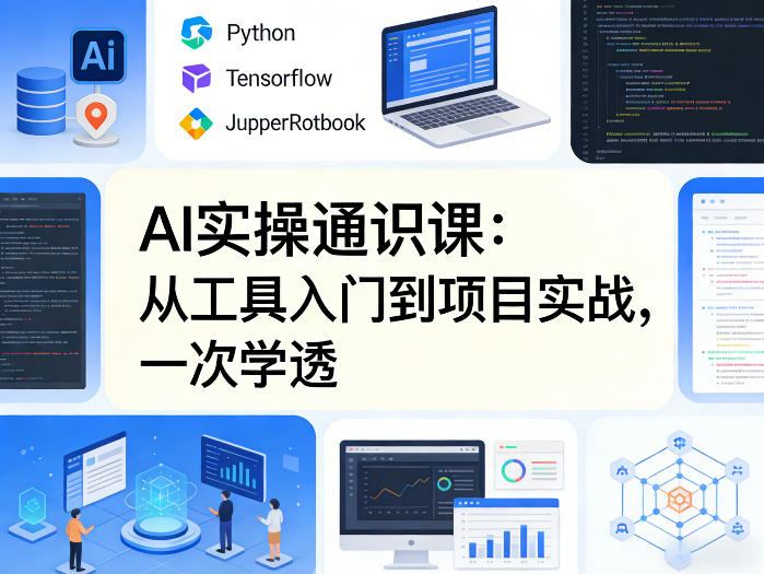 AI实操通识课，从工具入门到项目实战，一次学透-选优云网创