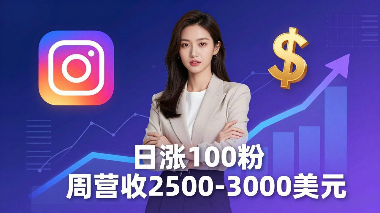 想做数字产品？Sheri亲授：日涨100粉、每周2500至3000美元的营收，Instagram躺着赚-选优云网创