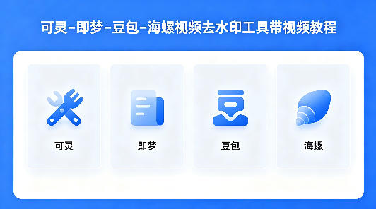 可灵–即梦–豆包–海螺视频去水印工具带视频教程-选优云网创