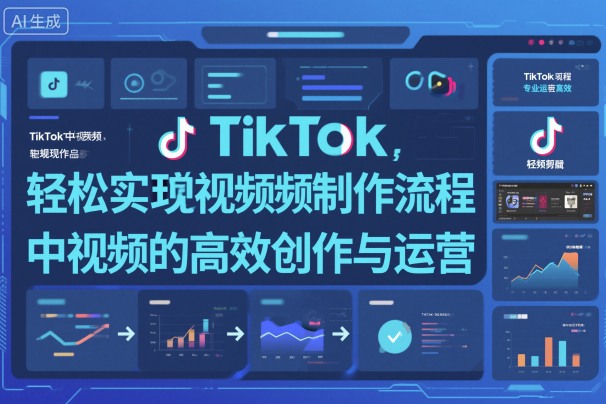 TikTok中视频制做流程,轻松实现Tk中视频的高效创作与运营-选优云网创