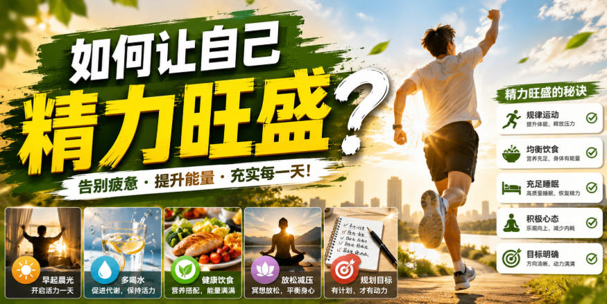 付费文章：如何让自己精力旺盛？-选优云网创