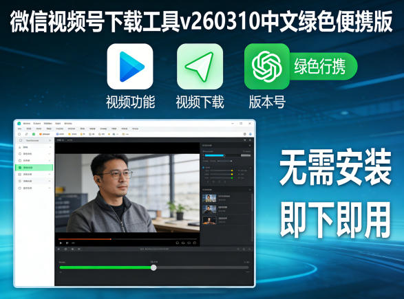 微信视频号下载工具v260310中文绿色便携版-选优云网创
