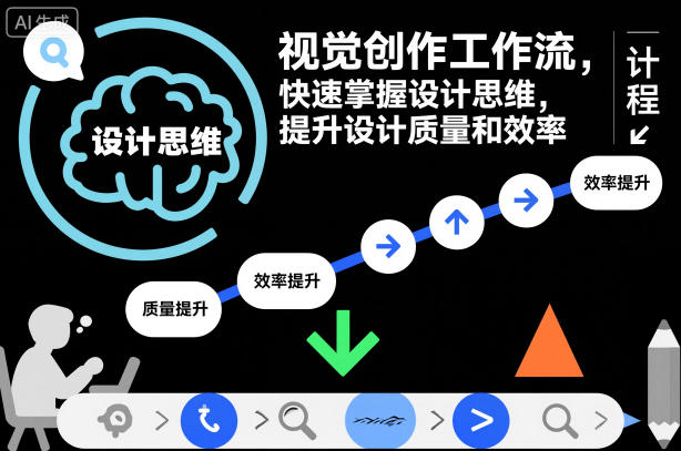 视觉创作工作流，快速掌握设计思维，提升设计质量和效率-选优云网创
