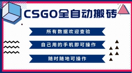 CSGO全自动搬砖，年底钱回家好项目，当天可拿到结果，新手小白轻松月入1W+【揭秘】-选优云网创
