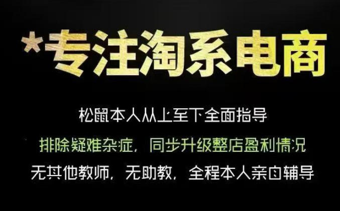 松鼠会电商VIP课程,从基础布局到高阶优化,助你掌握淘宝运营逻辑,提升店铺流量与转化(更新0711)-选优云网创