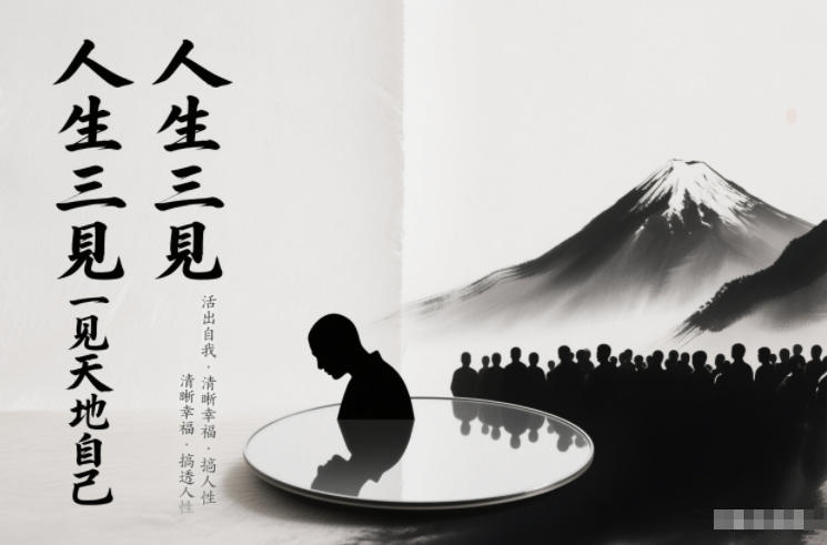 人生三见一见天地见众生见自己，活出自我拥有清晰幸福人生，搞透人性-选优云网创