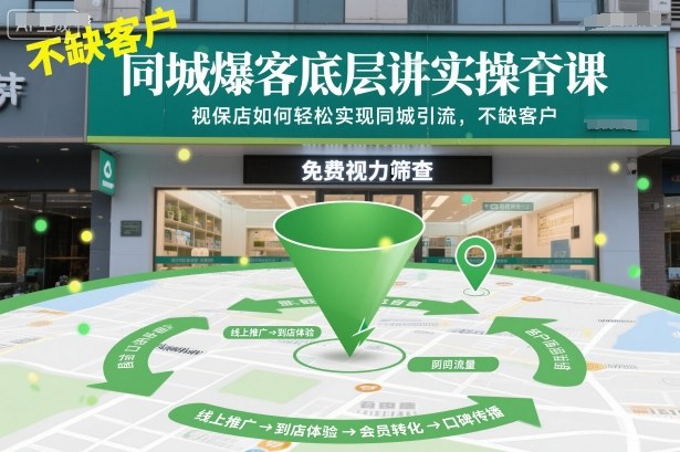 同城爆客底层实操课，视保店如何轻松实现同城引流，不缺客户！-选优云网创