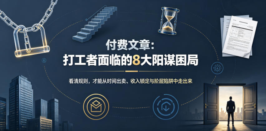 付费文章：打工者面临的8大阳谋困局-选优云网创