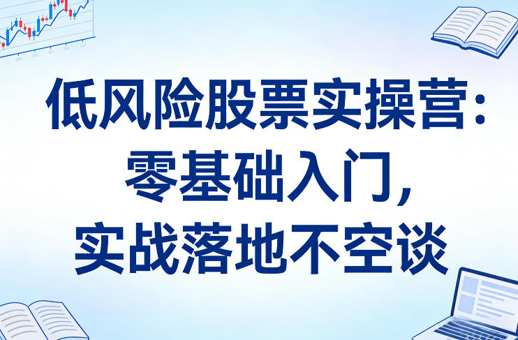 低风险股票实操营：零基础入门，实战落地不空谈-选优云网创