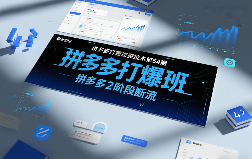 拼多多打爆班原创技术第54期，拼多多2阶段断流-选优云网创