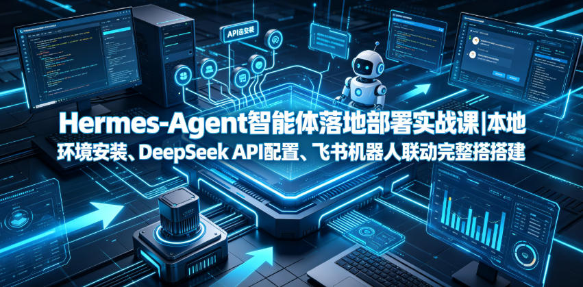 Hermes-Agent智能体落地部署实战课｜本地环境安装、DeepSeek API配置、飞书机器人联动完整搭建教程-选优云网创