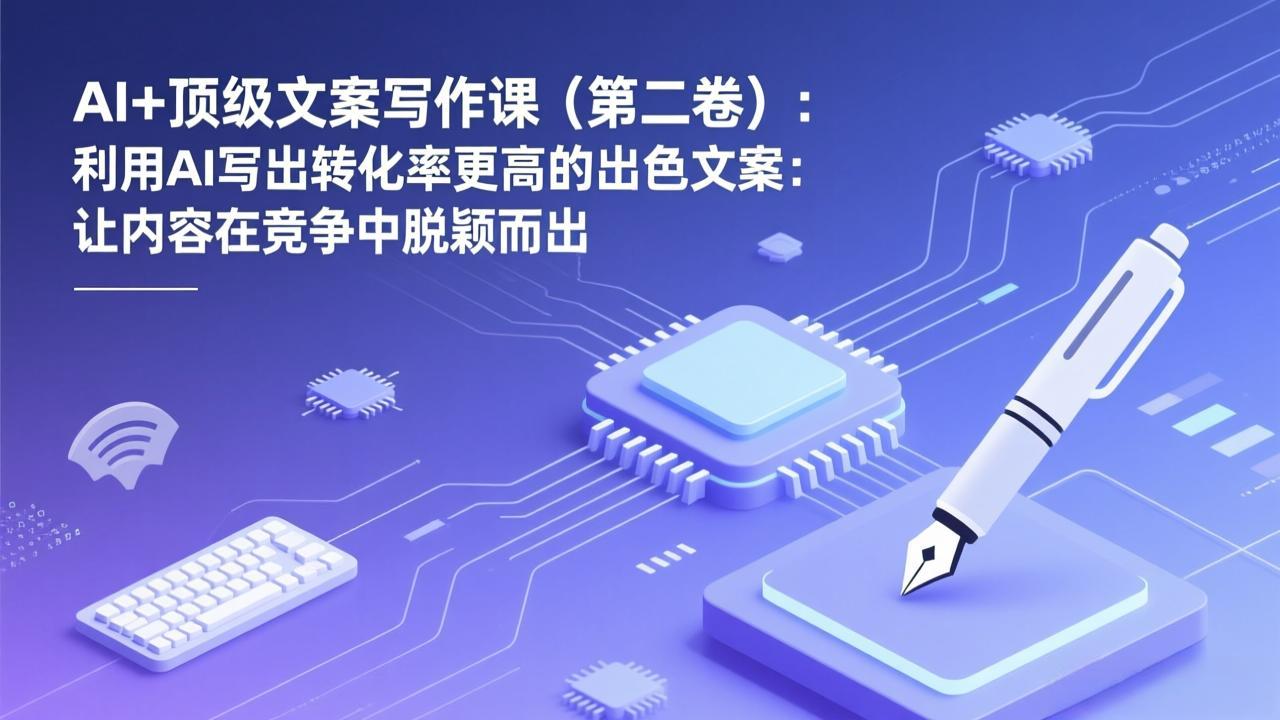AI+顶级文案写作课(第二卷-选优云网创