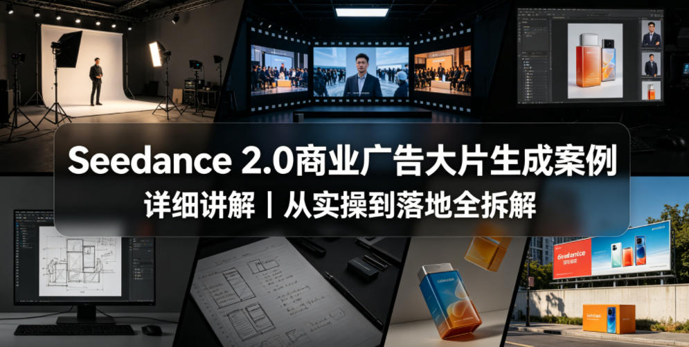 Seedance 2.0商业广告大片生成案例详细讲解｜从实操到落地全拆解-选优云网创