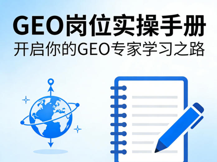 GEO岗位实操手册，开启你的GE0专家学习之路-选优云网创