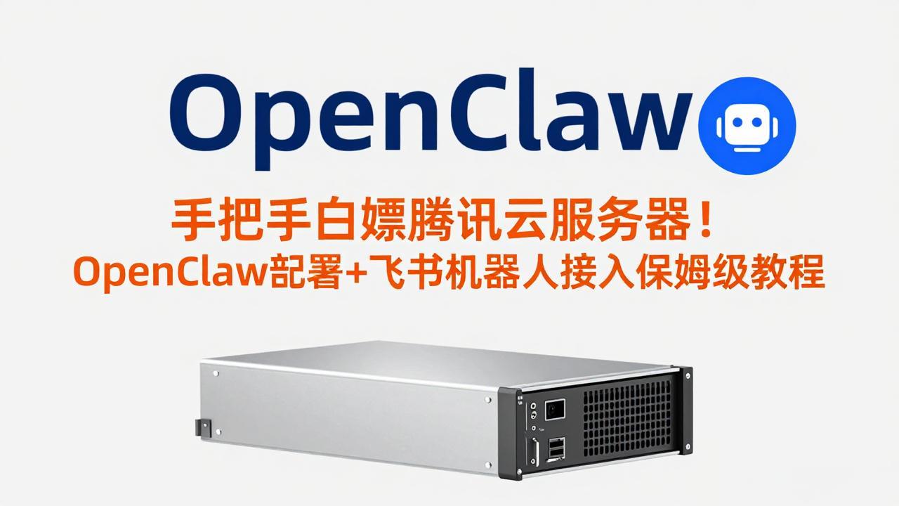 手把手白嫖腾讯云服务器！OpenClaw部署+飞书机器人接入保姆级教程-选优云网创