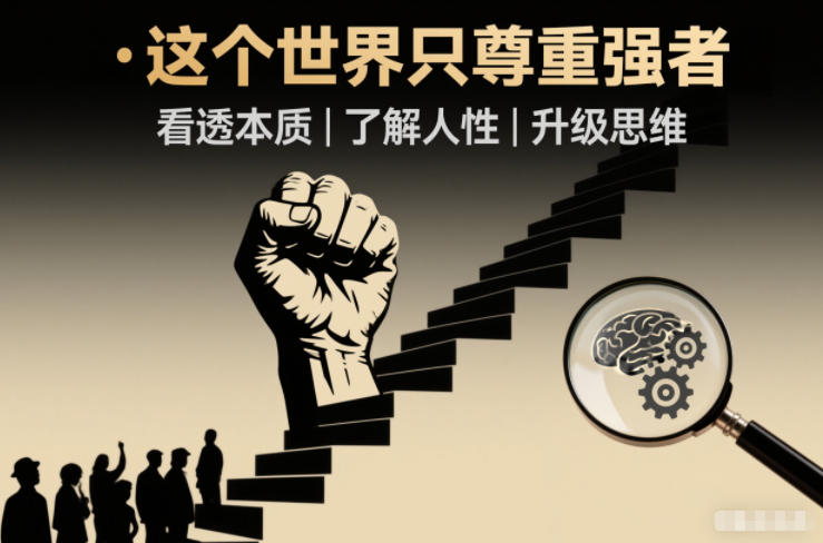 开悟1.0：这个世界只尊重强者，看透本质-了解人性-升级思维-选优云网创