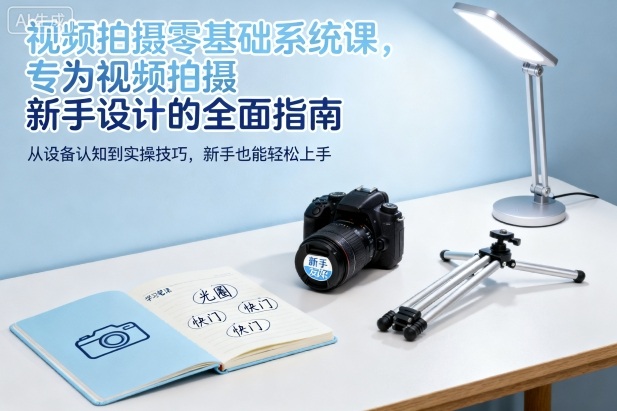 视频拍摄零基础系统课，专为视频拍摄新手设计的全面指南-选优云网创