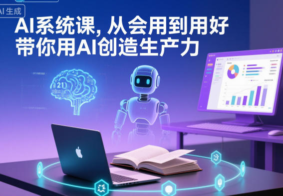 AI系统课，从会用到用好，带你用AI创造生产力-选优云网创
