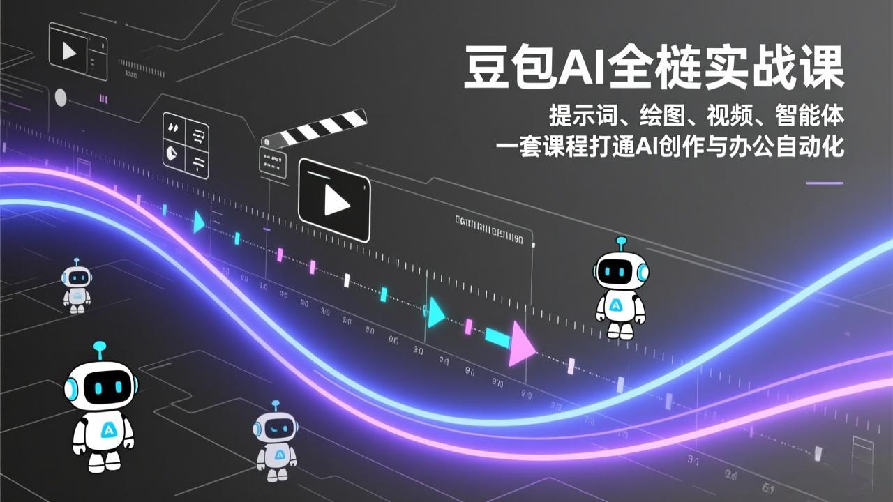 豆包AI全栈实战课：提示词、绘图、视频、智能体，一套课程打通AI创作与办公自动化-选优云网创