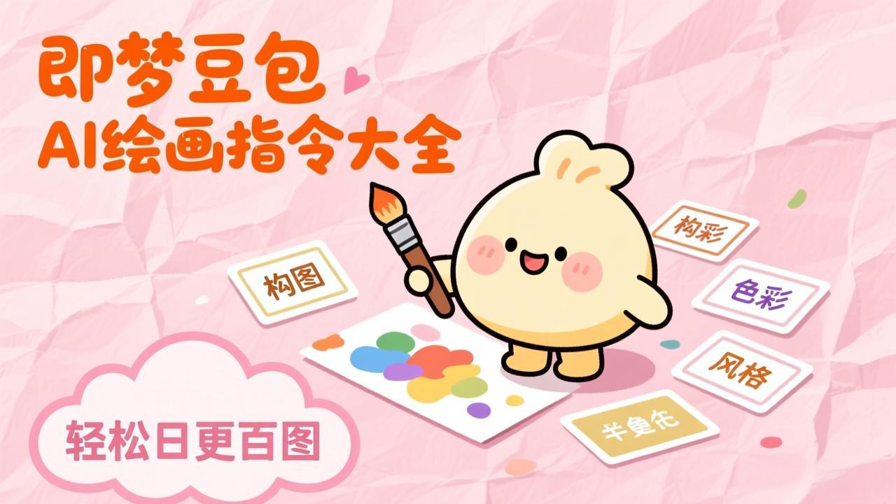 即梦豆包AI绘画指令大全：海量关键词库一键复制，出图效率提升10倍，轻松日更百图-选优云网创