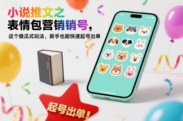 小说推文之表情包营销号，这个傻瓜式玩法，新手也能快速起号出单-选优云网创
