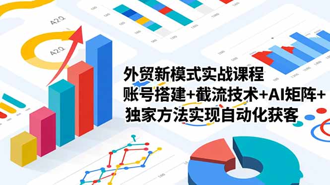 外贸新模式实战课程-更新2月,账号搭建+截流技术+AI矩阵+独家方法实现自动化获客-选优云网创