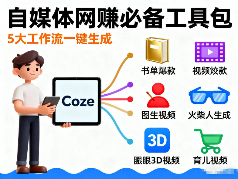 Coze工作流合集，内容一共100份左右，内容丰富，可以提供工作效率-选优云网创