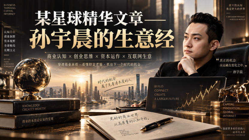 某星球精华文章——孙宇晨的生意经-选优云网创