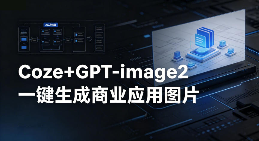 【Coze工作流搭建实操教程】coze+GPT-image2一键生成商业应用图片，全流程保姆级教学-选优云网创