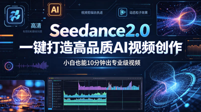 Seedance2.0一键打造高品质AI视频创作，小白也能10分钟出专业级视频-选优云网创