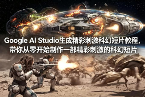 Google AI Studio生成精彩刺激科幻短片教程，带你从零开始制作一部精彩刺激的科幻短片【双语字幕】-选优云网创