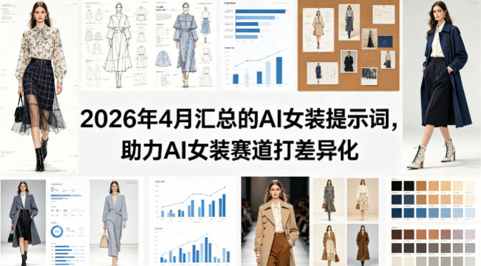 2026年4月汇总的AI女装提示词，助力AI女装赛道打差异化-选优云网创