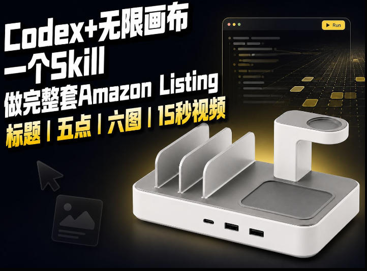 我用一个Codex Skill做完Amazon Listing：标题、五点、六图和视频全流程-选优云网创