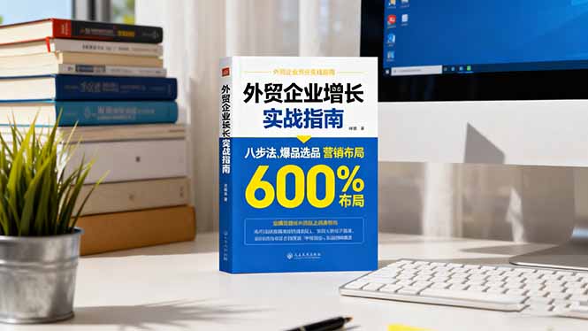 外贸企业增长实战指南，八步法、爆品选品、营销布局，业绩增长300%-选优云网创