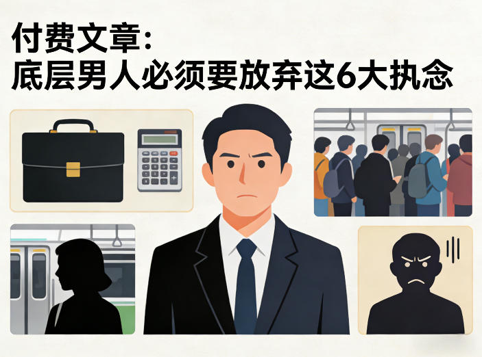 付费文章：底层男人必须要放弃这6大执念-选优云网创