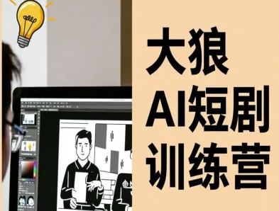 大狼AI短剧训练营-短剧课程(更新中)-选优云网创