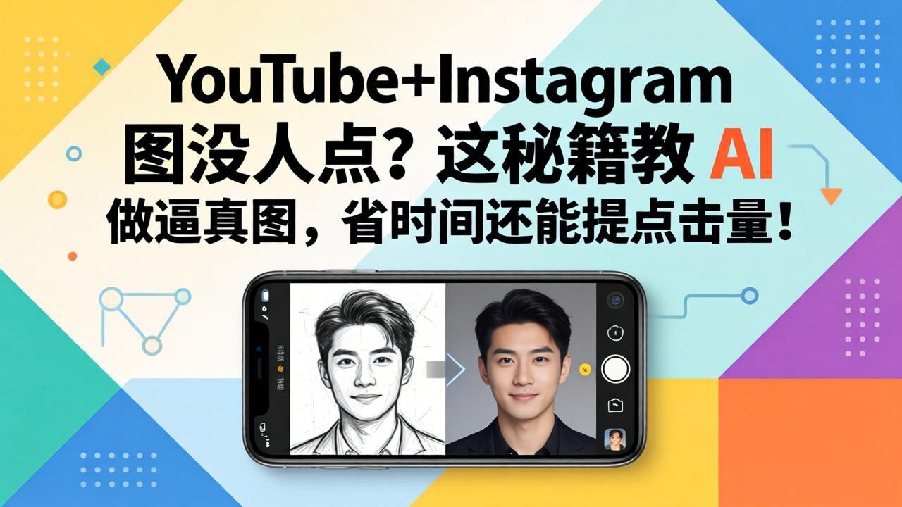 YouTube+Instagram图没人点?这秘籍教 AI 做逼真图,省时间还能提点击量-选优云网创