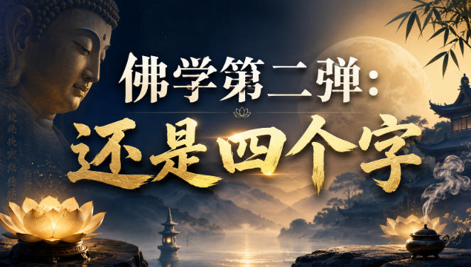 付费文章：佛学第二弹：还是四个字-选优云网创