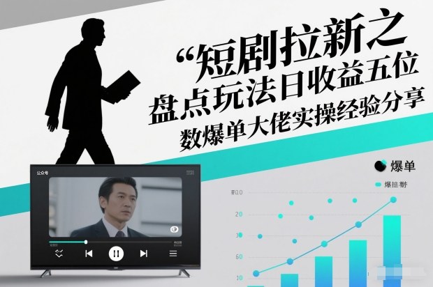 短剧拉新之盘点玩法日收益五位数爆单大佬实操经验分享-选优云网创