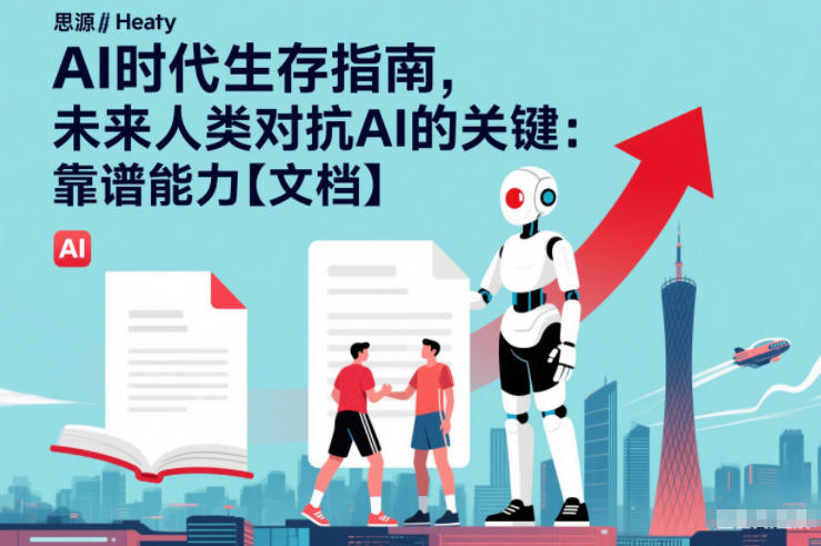 AI时代生存指南，未来人类对抗AI的关键：靠谱能力【文档】-选优云网创