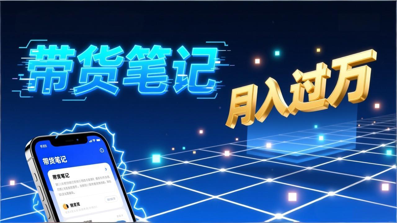 小红书爆款笔记带货实战：拆解封面标题正文全要素，手把手教你单篇笔记带货月入过万-选优云网创