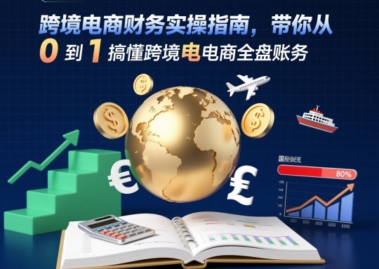 跨境电商财务实操指南，带你从0到1搞懂跨境电商全盘账务-选优云网创