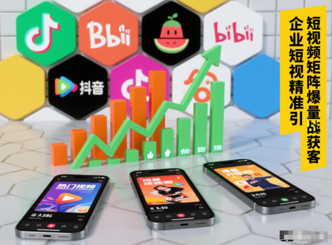 企业短视频精准引流矩阵获客，短视频矩阵爆量战法-选优云网创