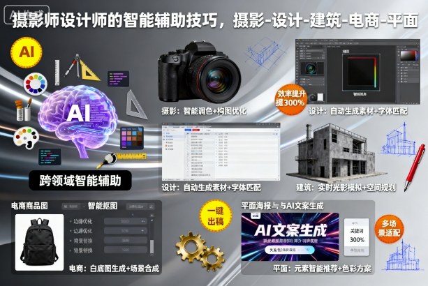 摄影师设计师的智能辅助技巧，摄影-设计-建筑-电商-平面-选优云网创