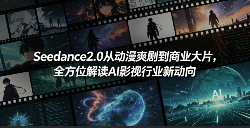 Seedance2.0从动漫爽剧到商业大片，全方位解读AI影视行业新动向-选优云网创