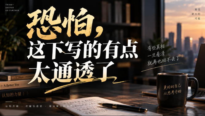灏泽叔最新付费文章：恐怕，这下写的有点太通透了-选优云网创