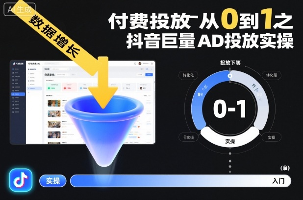 ‌‬‌‍⁤⁣⁤⁢⁤‍‬‬⁤⁣‍‬⁤⁡⁣⁡‌‍⁤⁣‍⁣‌⁢⁢⁡‍⁣⁡付费投放从0到1之抖音巨量AD投放实操-选优云网创