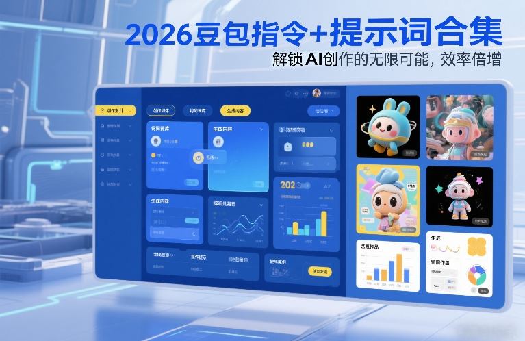 2026豆包指令+提示词合集，解锁AI创作的无限可能，效率倍增-选优云网创