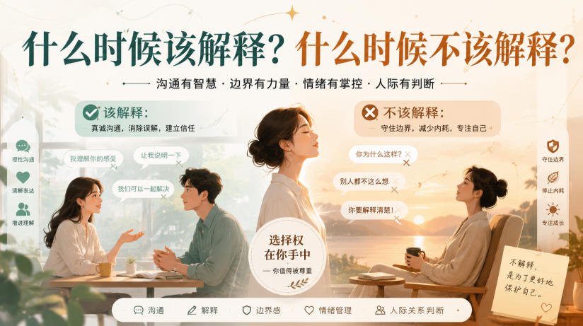 付费文章：什么时候该解释？什么时候不该解释？-选优云网创