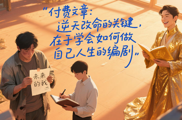 付费文章:逆天改命的关键,在于学会如何做自己人生的编剧-选优云网创
